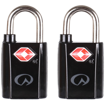 Zámok LifeVenture TSA Mini Padlocks čierna Black