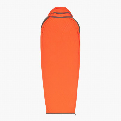 Vložka do spacáku Sea to Summit Reactor Extreme Liner Mummy Compact červená/oranžová Spicy Orange