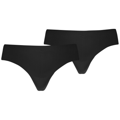 Dámske nohavičky Puma Seamless String 2P Pack čierna Black