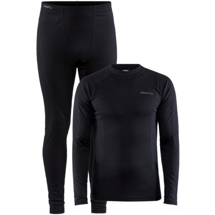 Pánsky set Craft Core Warm Baselayer čierna Black