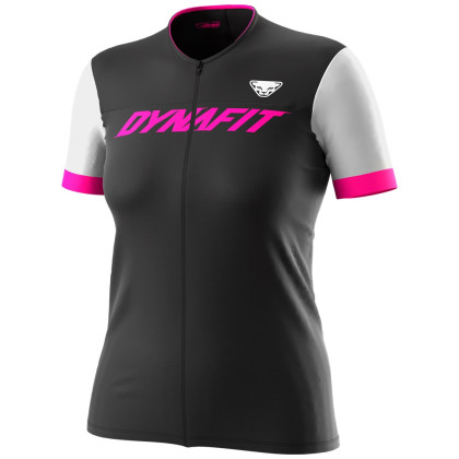 Dámsky cyklistický dres Dynafit Ride Light S/S Fz Tee W čierna Black Out Nimbus