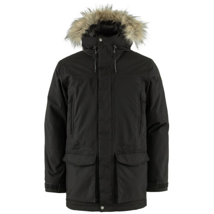 Pánska zimná bunda Fjällräven Nuuk Lite Parka čierna Black