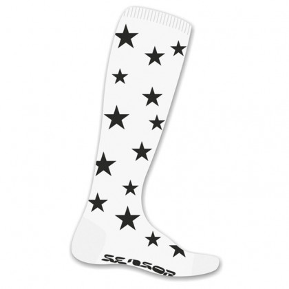 Ponožky Sensor Thermosnow Stars bielej