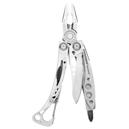 Multifunkčný nôž Leatherman Skeletool strieborná stříbrná