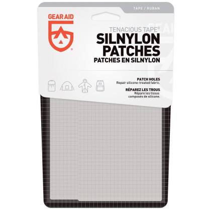 Záplaty Gear Aid Tenacious Tape® Silnylon Patch priehľadná Banner