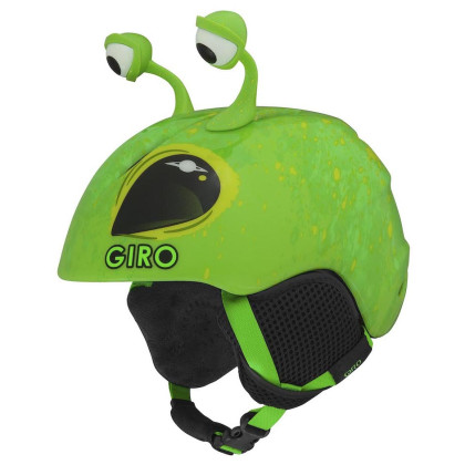 Detská lyžiarska prilba Giro Launch Plus zelená Bright Green Alien