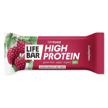 Tyčinka Lifefood Lifebar Protein tyčinka malinová BIO 40 g