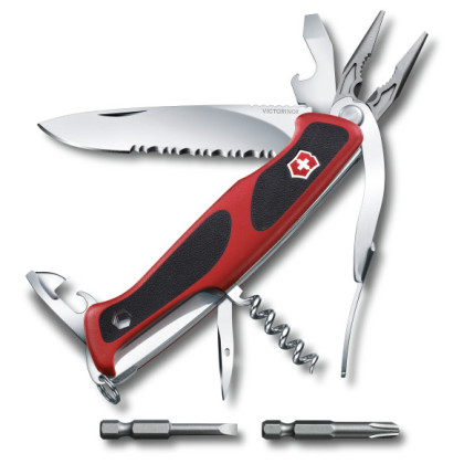 Vreckový nôž Victorinox RangerGrip 174 červená/čierna