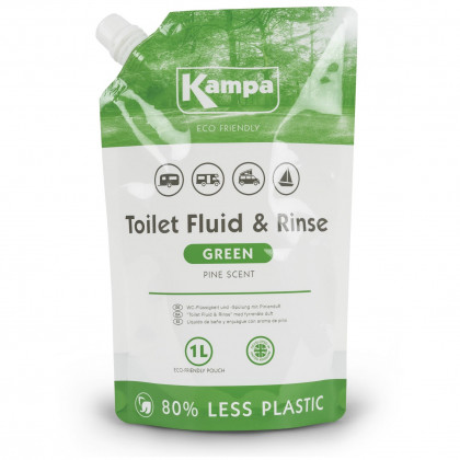 Chémia do WC Kampa Green Toilet Fluid & Rinse Eco 1L