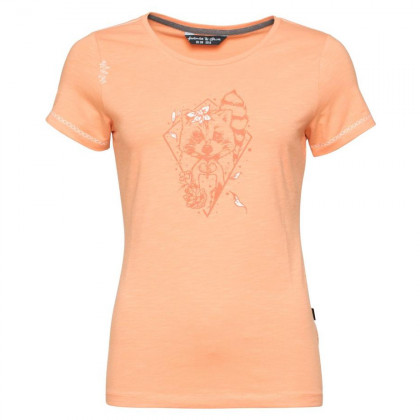 Dámske tričko Chillaz Gandia Little Bear Heart koralová