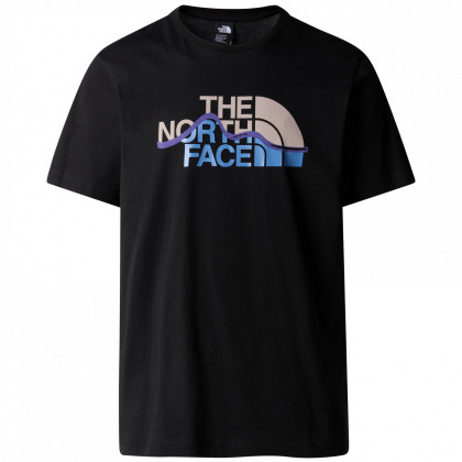 Pánske tričko The North Face M S/S Mountain Line Tee čierna
