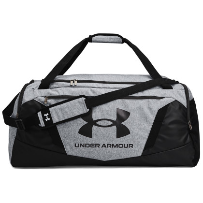 Športová taška Under Armour Undeniable 5.0 Duffle LG sivá/čierna Pitch Gray Medium Heather / Black / Black