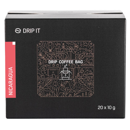 Káva Drip it Nicaragua Jinotega 20 x 10 g červená