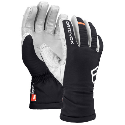 Pánske rukavice Ortovox Swisswool Freeride Glove M čierna BlackRaven