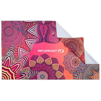 Rýchloschnúca osuška LifeVenture Printed SoftFibre Trek Towel mix2 Mandala