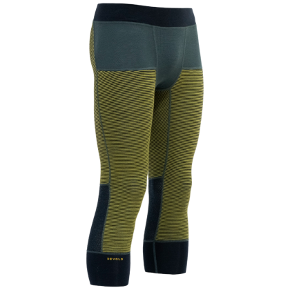 Pánske funkčné spodky Devold Tuvegga Sport Air Man 3/4 Long Johns zelená Green