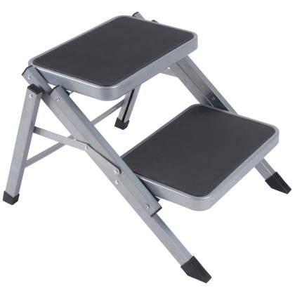 Protišmykový schodík Bo-Camp Step-up foldable double sivá/čierna Grey