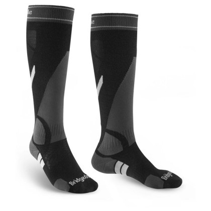 Podkolienky Bridgedale Ski Lightweight čierna/sivá black/grey/816