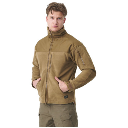 Pánska bunda Helikon-Tex Classic Army Jacket - Fleece svetlohnedá Coyote