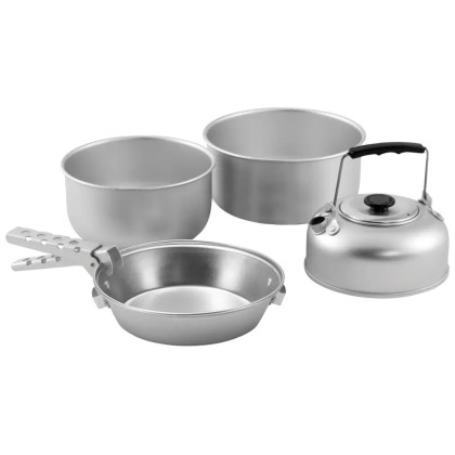 Set riadov Easy Camp Adventure Cook Set M strieborná Silver