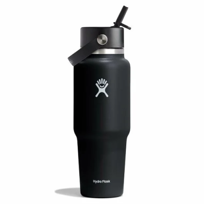 Termofľaša Hydro Flask Wide Flex Straw Travel Bottle 32 Oz čierna BLACK