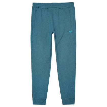 Pánske tepláky 4F Trousers Fnk M682 modrá TEAL MELANGE