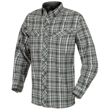 Pánska košeľa Helikon-Tex Defender Mk2 City Shirt® zelená Pine Plaid