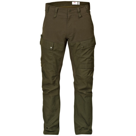 Pánske nohavice Fjällräven Lappland Hybrid Trousers M tmavozelená Dark Olive