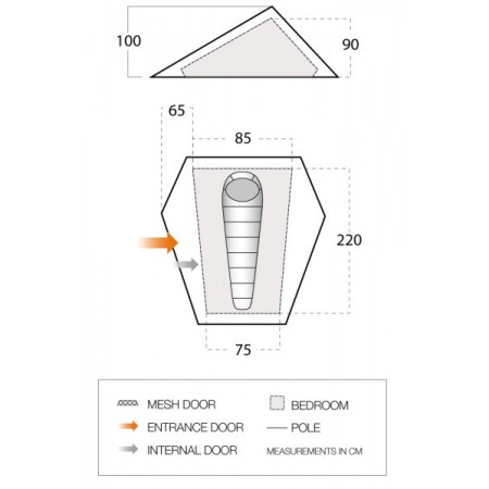 Turistický stan Vango Heddon 100