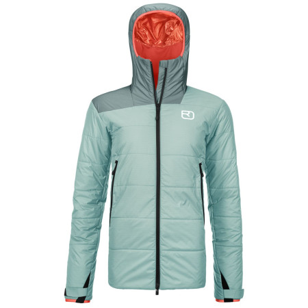 Dámska bunda Ortovox Swisswool Zinal Jacket W svetlomodrá ice waterfall