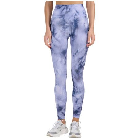 Dámske legíny 4F Tights Fnk F540 modrá Denim Allover