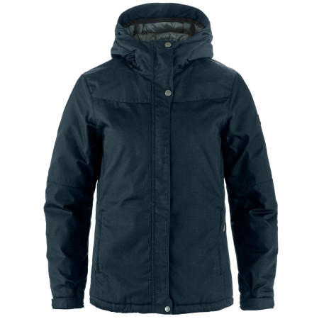 Dámska zimná bunda Fjällräven Stina Padded Jacket W tmavomodrá Dark Navy