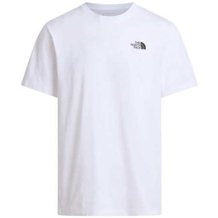 Pánske tričko The North Face M Evolution Box Nse Regular Short Sleeve biela/čierna TNF WHITE