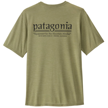 Pánske tričko Patagonia Men's Capilene Cool Daily Shirt - Hut Tripper zelená Gumtree Green - Light Gumtree Green X-Dye