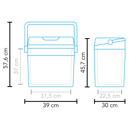 Chladiaci boxy Mestic Coolbox Thermo electric MTEC-28 AC/DC