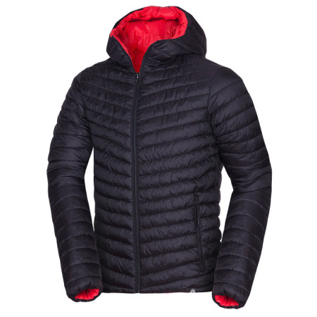 Pánska zimná bunda Northfinder Wallace čierna/červená