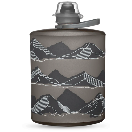 Skladacia fľaša Hydrapak Stow Mountain 500ml sivá Mammoth Grey