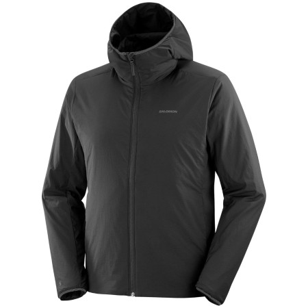 Pánska bunda Salomon Mountain Flex Jacket HD M čierna Deep Black