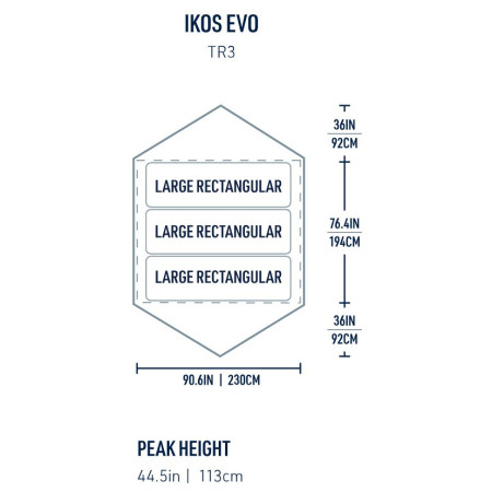 Stan Sea to Summit Ikos Evo Tent TR3