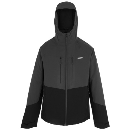 Pánska bunda Regatta Highton Stretch Padded Jacket sivá Ash/Black
