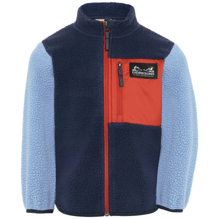 Detská mikina Didriksons Anten Kids Fullzip 2 Winter Blue modrá Winter Blue