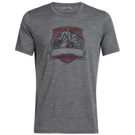 Pánske triko Icebreaker Mens Tech Lite SS Crewe Everest Crest-gritstone HTHR
