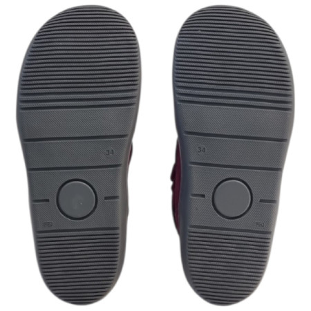 Detské barefoot topánky beBare 3555TY Bordeaux
