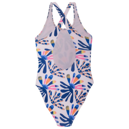 Detské plavky AquaWave Salava Jr - Summer Beige Flower Print