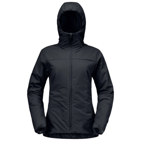 Dámska zimná bunda Norrona femund thermo60 Zip Hood čierna Caviar Black