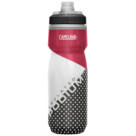 Cyklistická fľaša Camelbak Podium Chill 0,62l červená/čierna ColorBlockRed