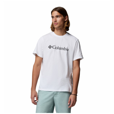 Pánske tričko Columbia CSC Basic Logo™ Tee biela White, Gem Columbia