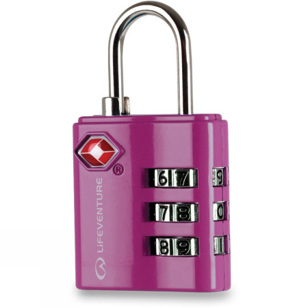 Zámok LifeVenture TSA Combi Lock ružová Pink
