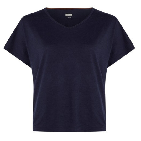 Dámske funkčné tričko Icebreaker Women Mer 150 Lodge SS Tee tmavomodrá Midnight Navy