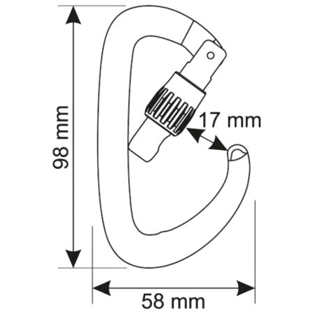 Karabína Camp Orbit Lock